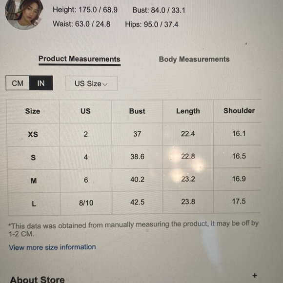 Shein cable knit, V-neck sweater vest - Picture 4 of 6